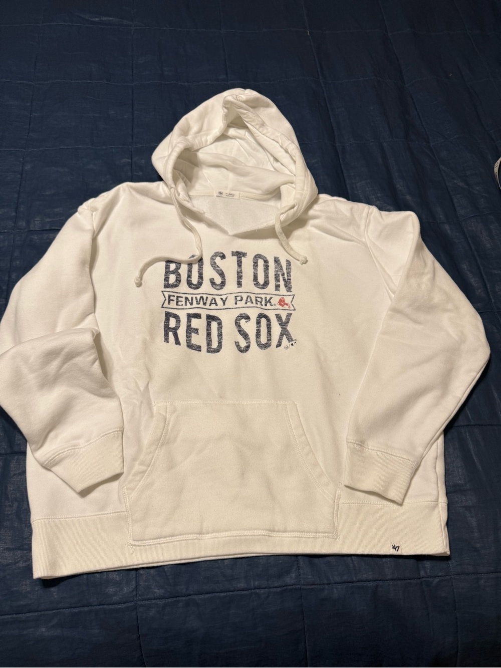 '47 Women’s Boston Red Sox White Crewneck Hoodie